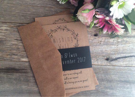 Rustic WR Free Flower Logo - Rustic Invitation wedding invitation rustic wedding | Etsy