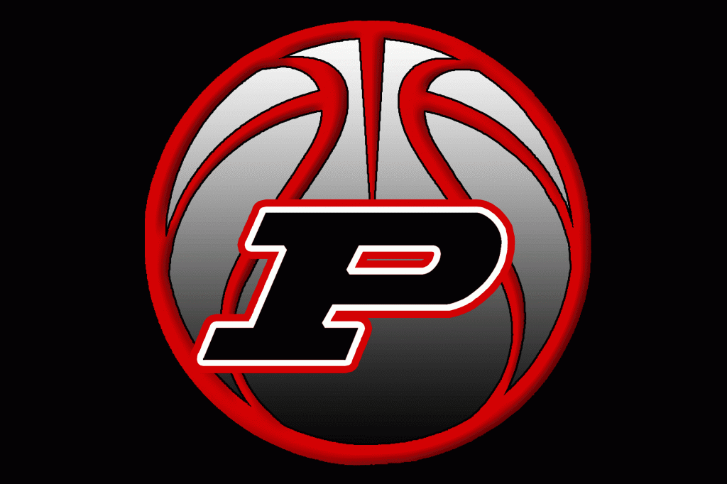 Red and Black Basketball Logo - Thomas R Proctor High School Sports