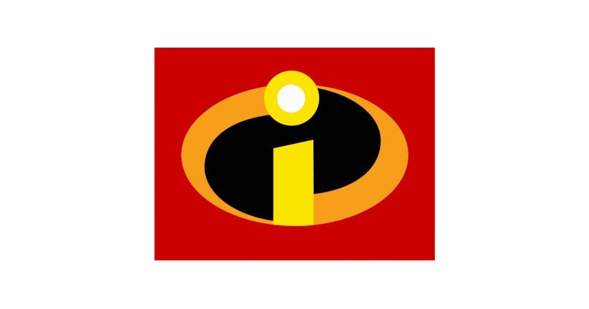 Incredibles Logo - The Incredibles Logo Postcard