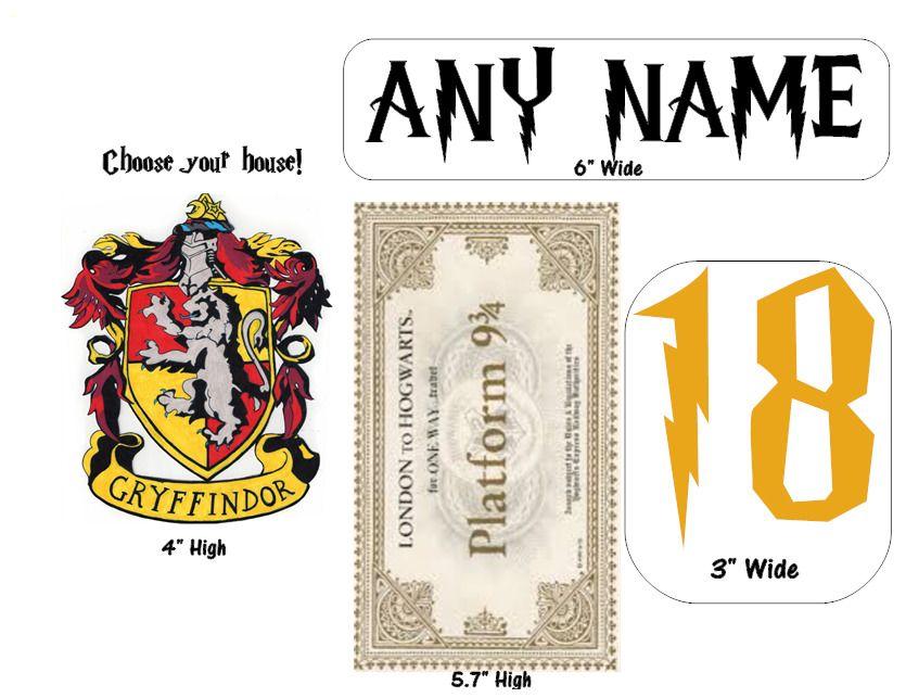Harry Potter 2 Logo - Birthday Cake Decoration Topper- Printed A4 - HARRY POTTER #2 Icing ...