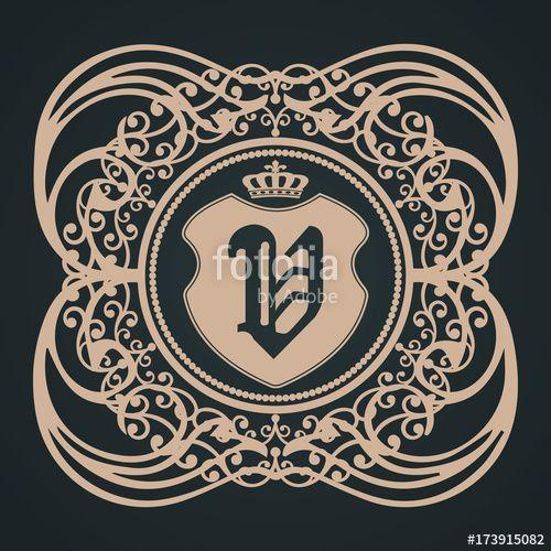 Gothic Letter V Logo - v letter gothic shield