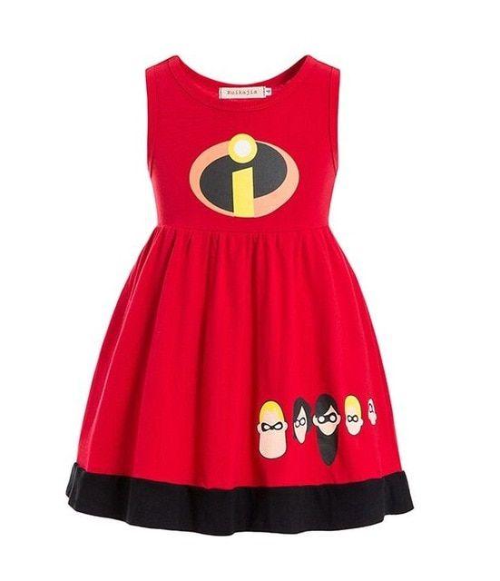 Incredibles Logo - Little girls The Incredibles Logo Costume dresses T Shirt Girls ...