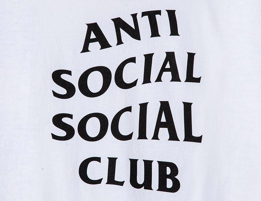 Anti Social Social Club Logo - RODEO BROS: Anti Social Social Club T Shirt Men Gap Dis Unisex Short