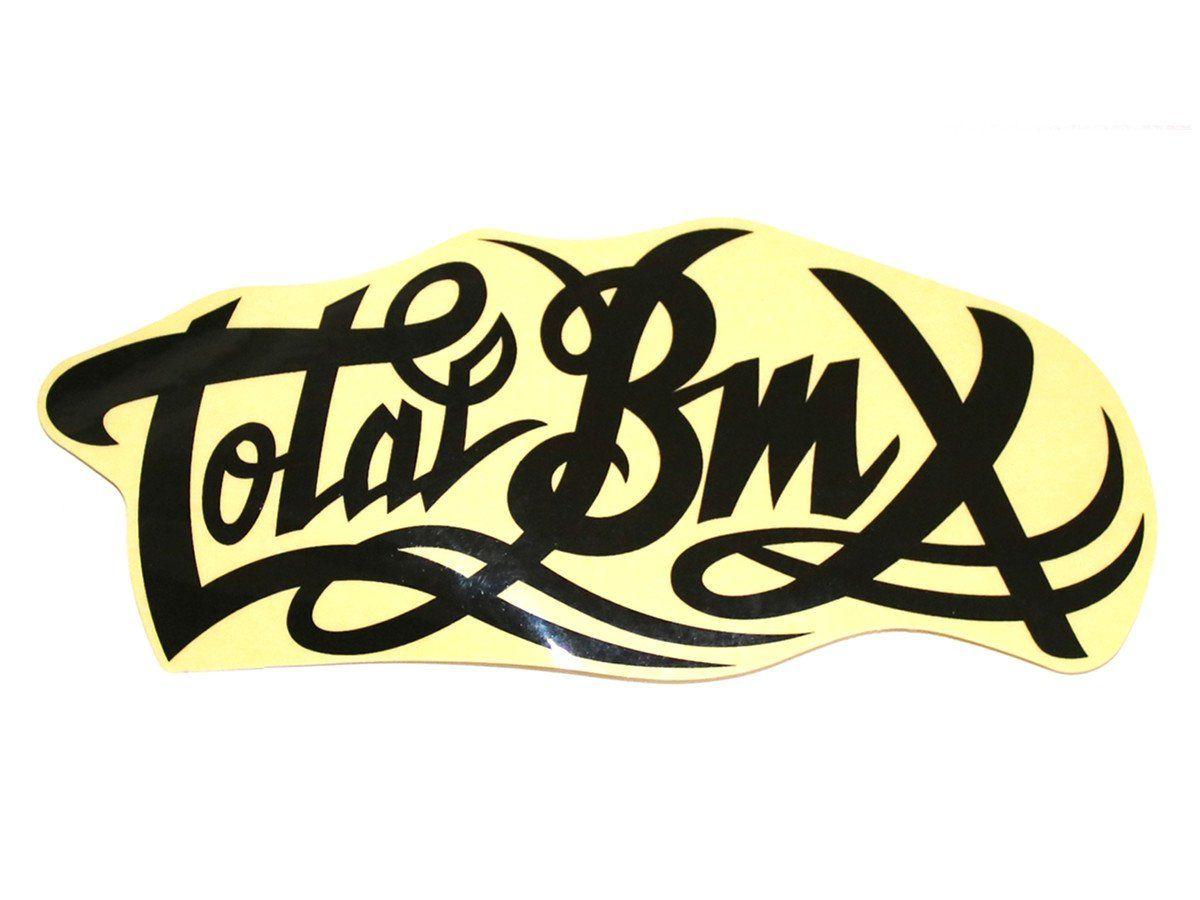 BMX Logo - Total BMX Logo Sticker. kunstform BMX Shop & Mailorder