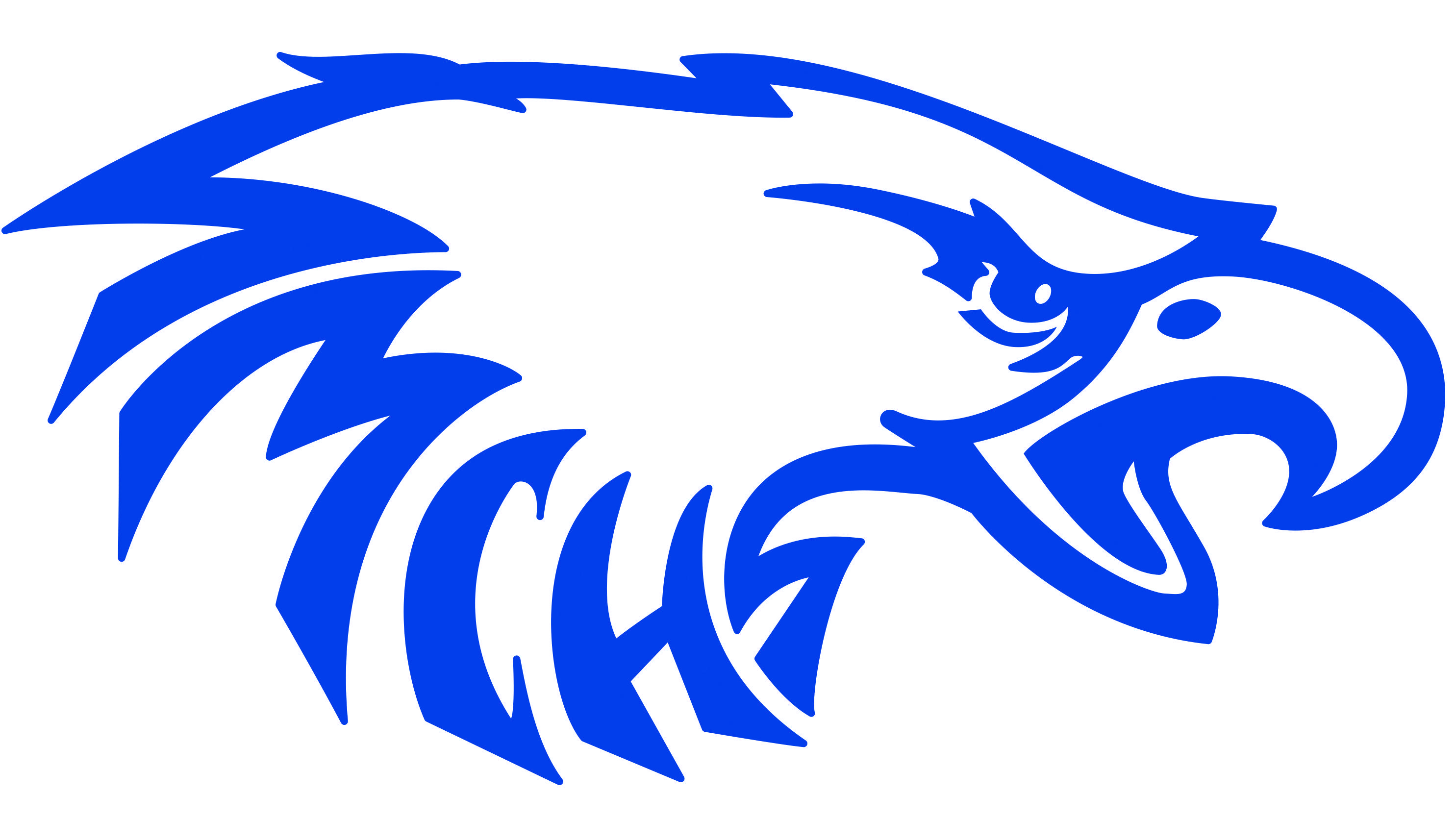 Eagle Blue Logo - Eagle Logos