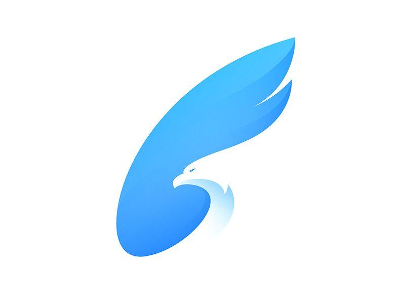 Eagle Blue Logo - Eagle Logo