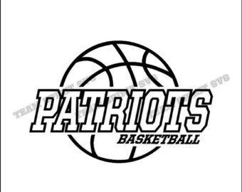 Patriot Basketball Logo - Patriots basketball | Etsy