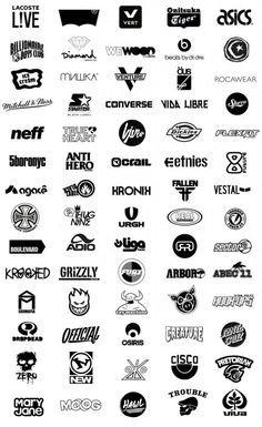 Skateboard Clothing Brands Logo - Popular Skate Logos | Shoes, Style, and Motorcycles in 2019 ...