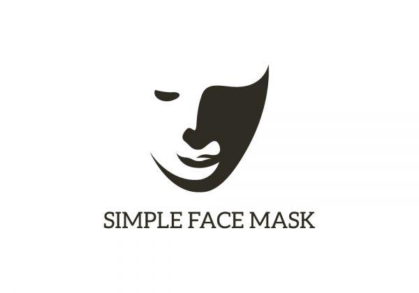 Face Logo - Human Face Mask • Premium Logo Design