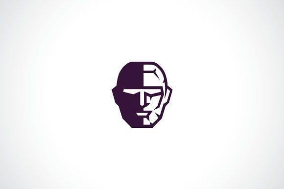 Face Logo - Stone Face Logo Template ~ Logo Templates ~ Creative Market