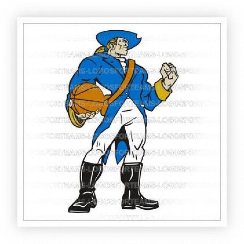 Patriot Basketball Logo - Mascot Logo Part of a Patriots Basketball Player With Muscles