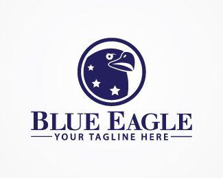 Eagle Blue Logo - Blue Eagle Designed