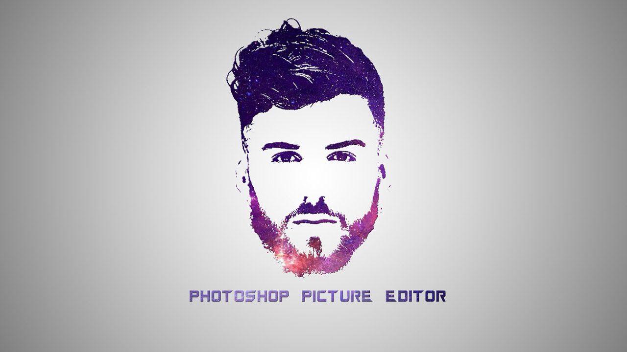 Portrait Logo - Photoshop Tutorial - Galaxy Logo Design From Face - YouTube