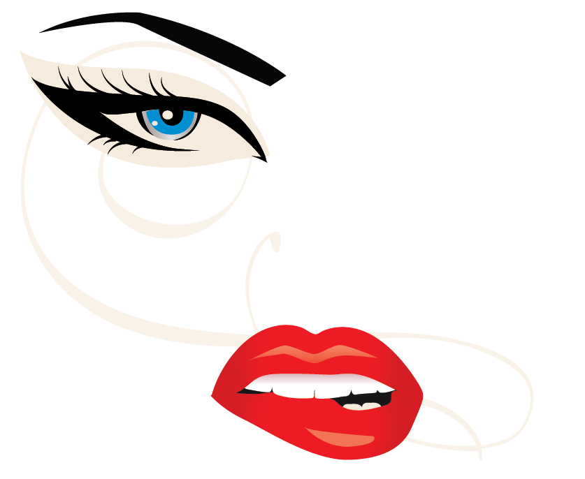 Facial Logo - Create Your Own sexy face Logo Free with makeup Logo maker