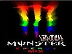 Colorful Monster Logo - Best Luv my MONSTER image. Monsters, Dirtbikes, Monster energy