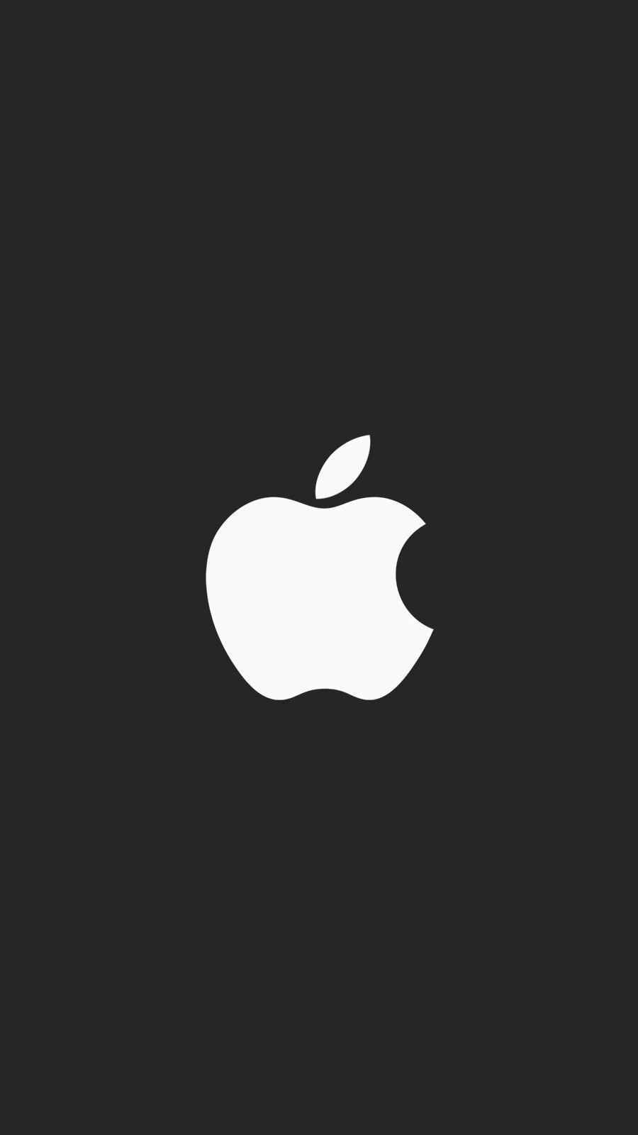 iPhone 8 Logo - Apple minimal logo black iPhone Wallpaper | iphone 5s wallpapers in ...