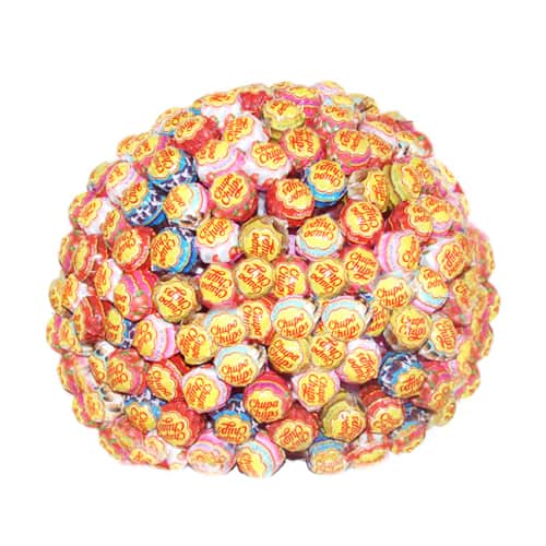 Yellow Flower Chupa Logo - Chupa Chups Ball - Sweet Arrangements