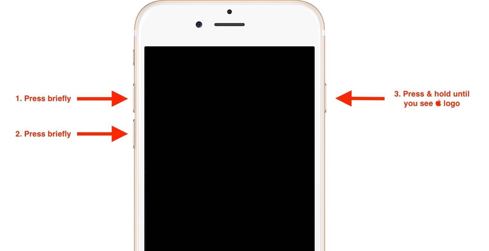 iPhone 8 Logo - Top 4 Ways to Fix iPhone 8/8 Plus Stuck on Apple Logo