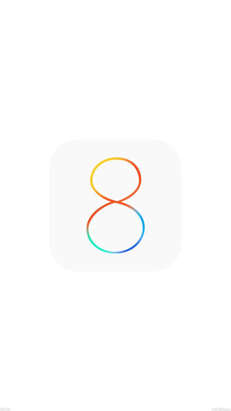 iPhone 8 Logo - iPhonePapers - ad45-apple-ios8-logo
