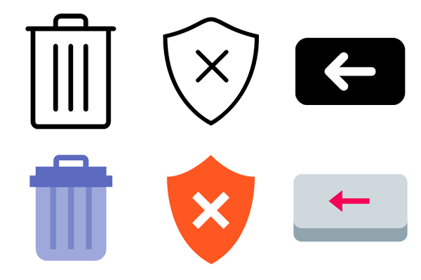 Delete Logo - Delete Icon - free download, PNG and vector