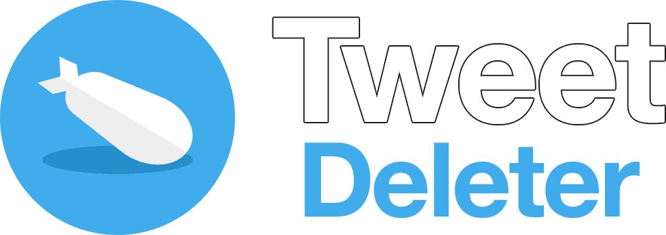 Delete Logo - Delete all of your tweets fast | TweetDeleter.com