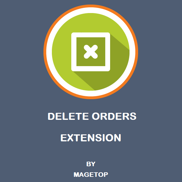 Delete Logo - Magento 2 Delete Orders. Remove Orders Extension