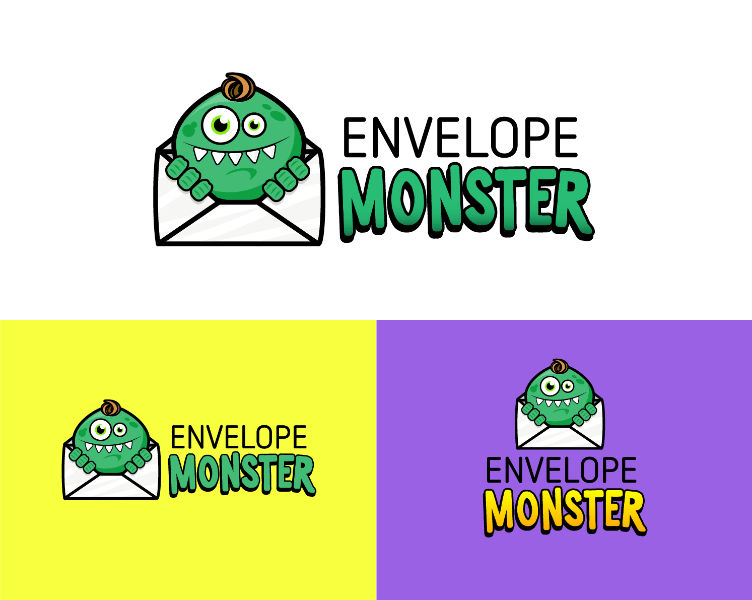 Colorful Monster Logo - Playful, Colorful, Industry Logo Design for Envelope Monster by PYE ...