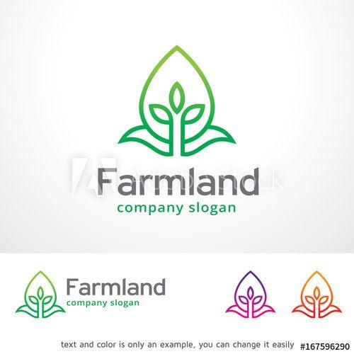 Farmland Logo - Farmland Logo Template Design Vector, Emblem, Design Concept