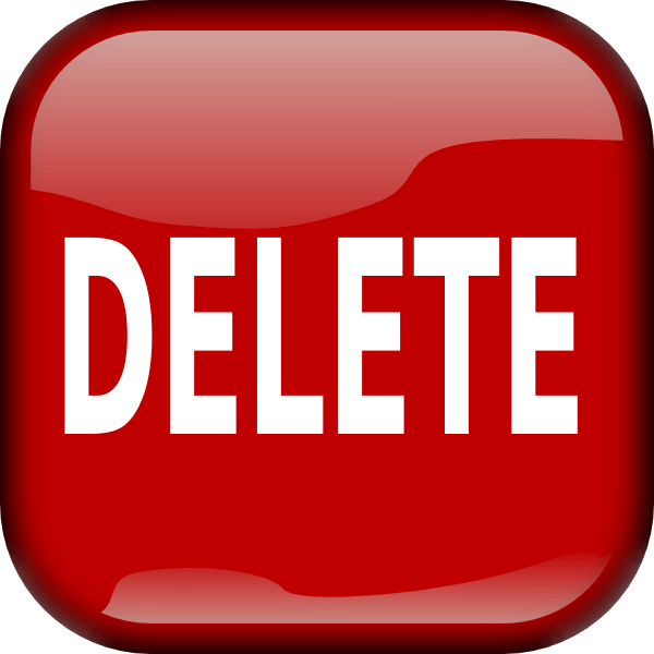 delete all icon