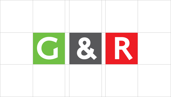 Red and Green Brand Logo - Branding | G&R