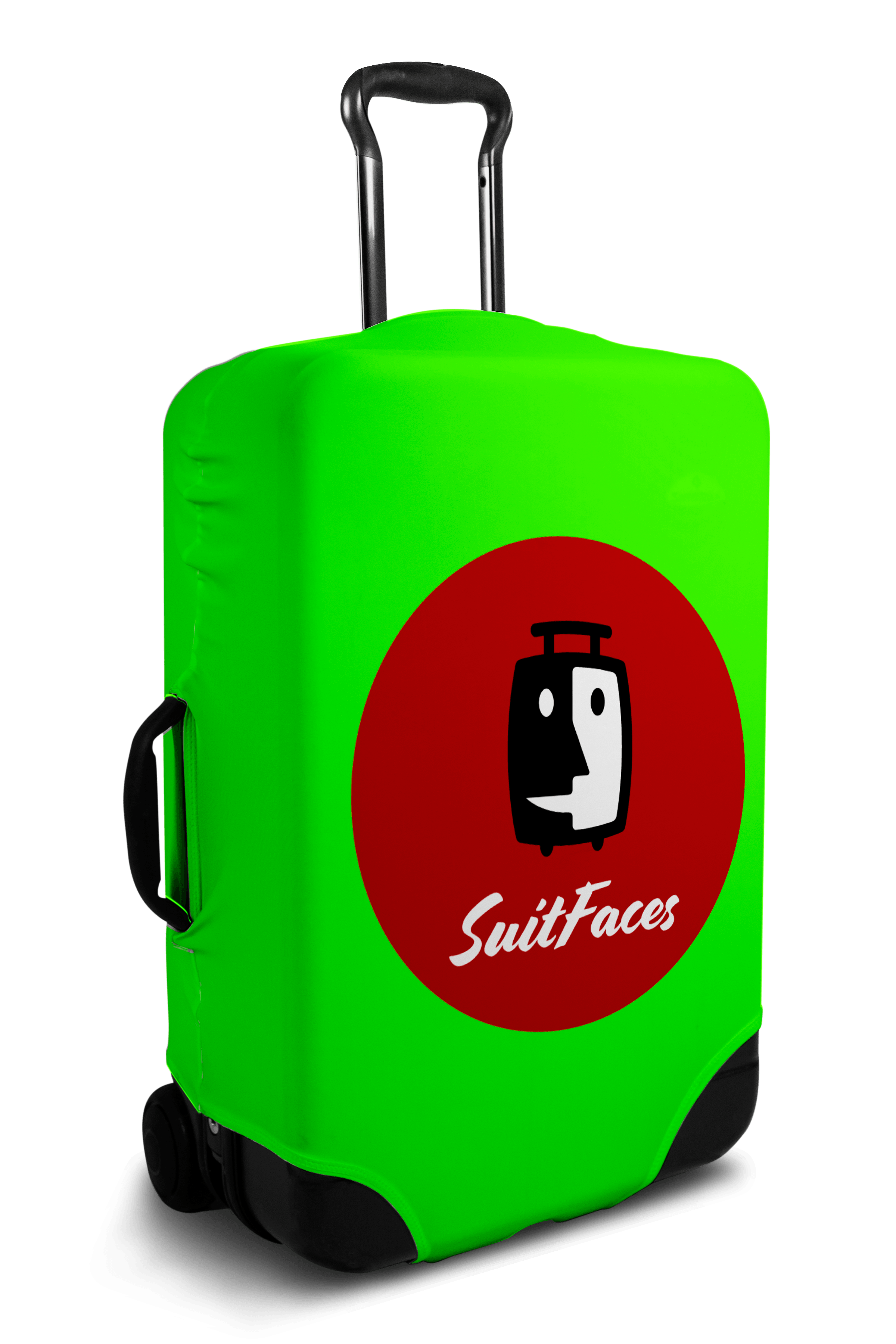 Red and Green Brand Logo - Custom Luggage Cover - Logo/Brands | SuitFaces