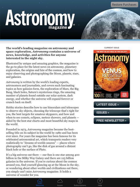 Astronomy Magazine Logo - Astronomy Magazine | App Price Drops