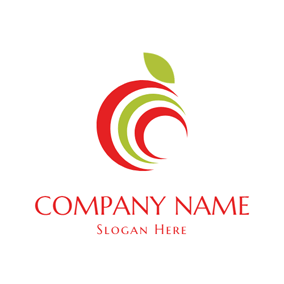 Red and Green Brand Logo - Free Fruit Logo Designs | DesignEvo Logo Maker