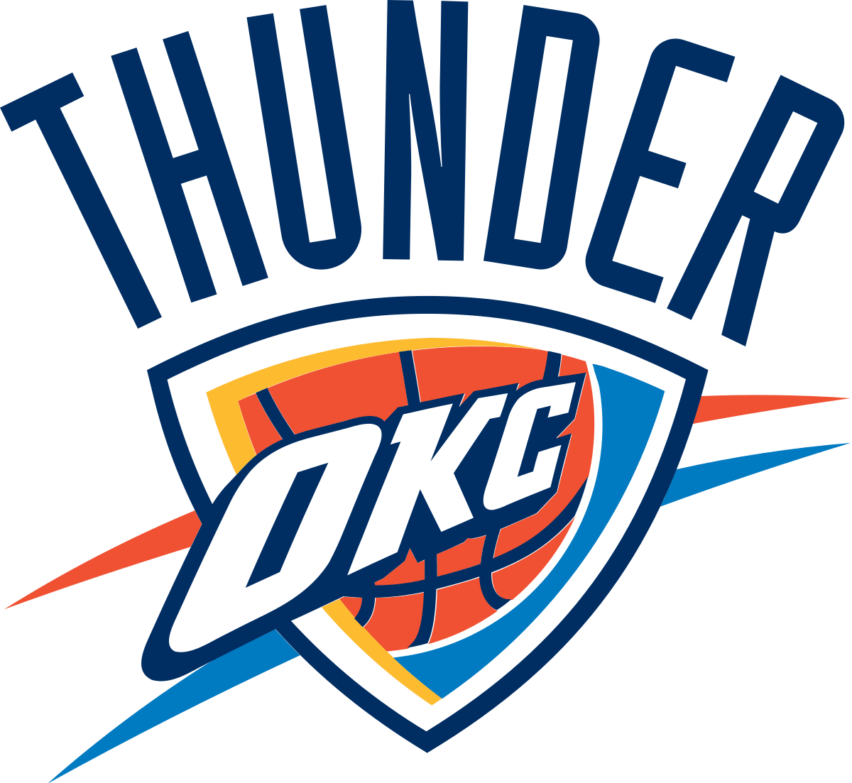 Sunset Bison Logo - Oklahoma City Thunder