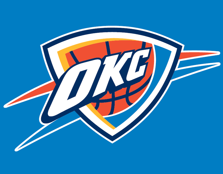 Oklahoma Thunder Logo - Oklahoma City Thunder Partial Logo - National Basketball Association ...
