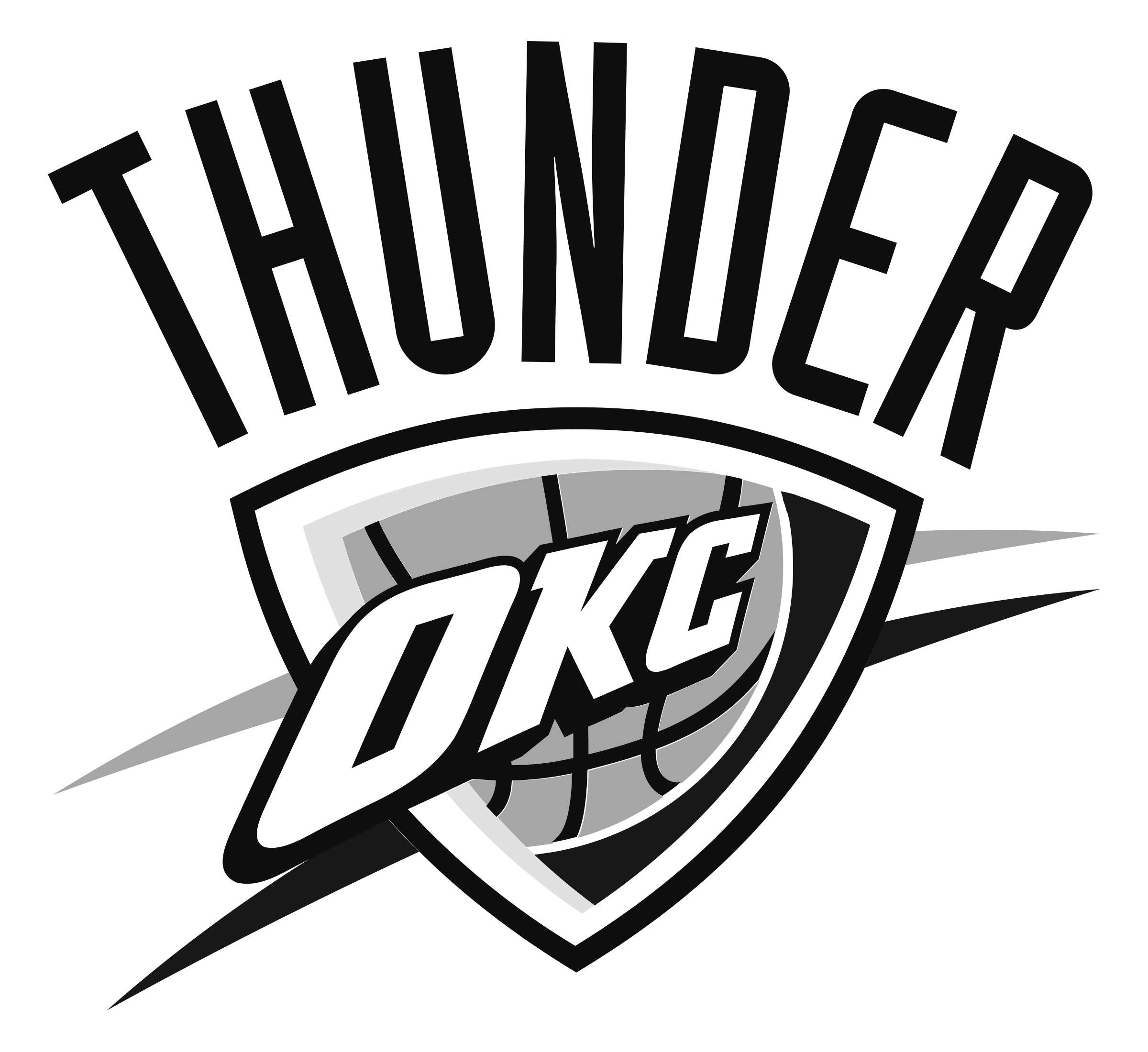 Oklahoma Thunder Logo - Oklahoma City Thunder Logo PNG Transparent & SVG Vector - Freebie Supply