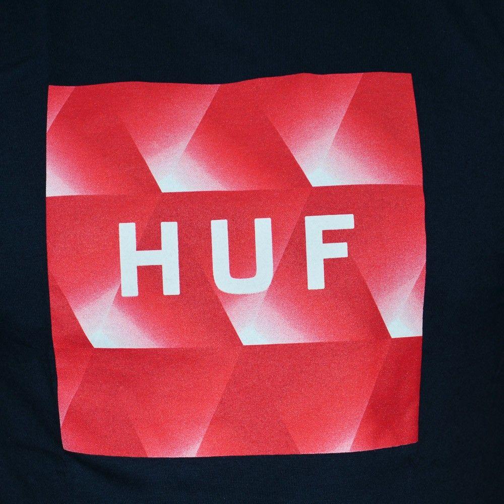 Red Triangle Box Logo - HUF Triangle Box Logo Tee, Black. Tee shirts. Clothing. Mustard
