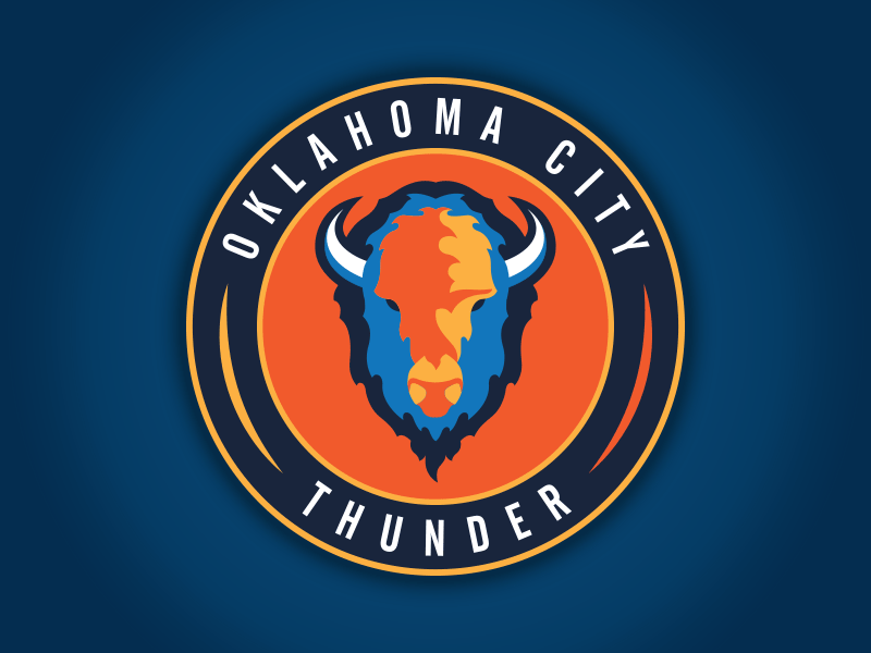 Oklahoma Thunder Logo - OKLAHOMA CITY THUNDER - NEW LOGO CONCEPT by Matthew Harvey ...