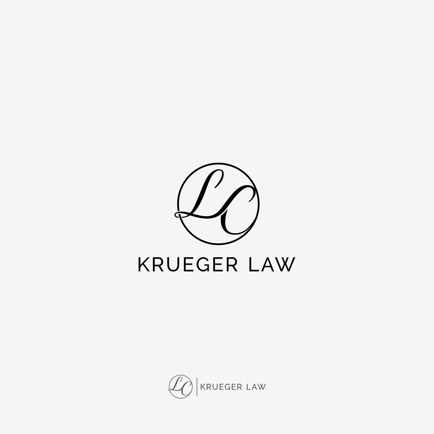 LC Soccer Logo - Professional, Conservative, Law Firm Logo Design for LC Krueger Law