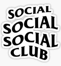 Anti Social Social Club Logo - Anti Social Social Club Logo Stickers | Redbubble