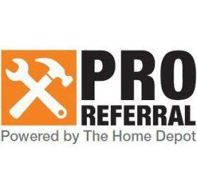 Home Depot Pro Logo - PRO REFERRAL POWERED BY THE HOME DEPOT Trademark of Home Depot
