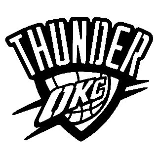 Oklahoma Thunder Logo - Oklahoma City Thunder : SignTorch, Turning image into vector cut paths