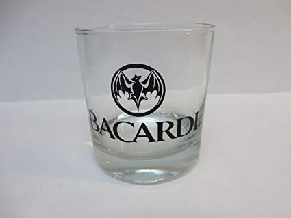 Old Bacardi Bat Logo - Amazon.com : Bacardi Black Bat Logo Glass : Everything Else