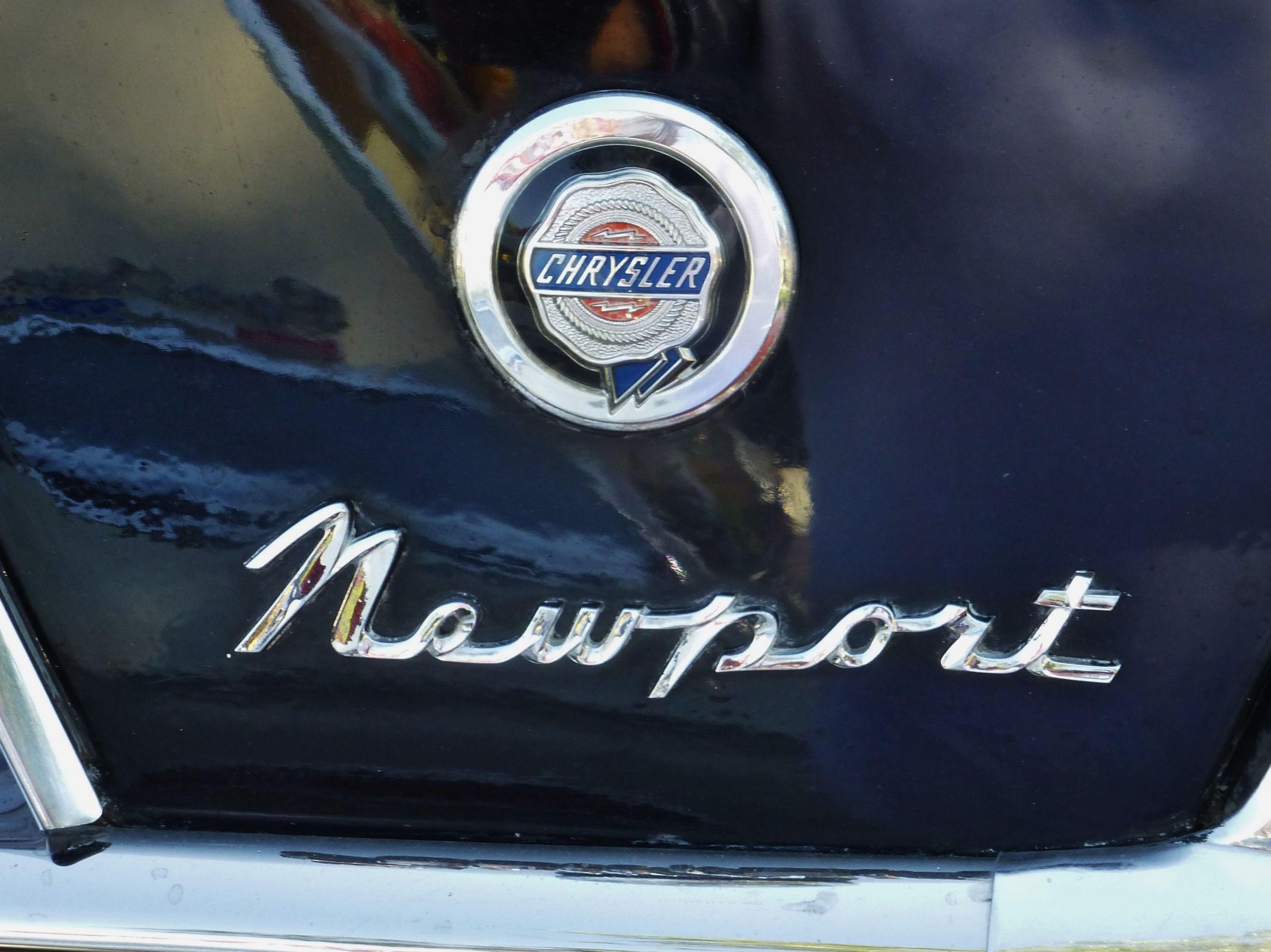Nelson Car Logo - 1954 Chrysler New Yorker Newport badge. Photography by David E ...