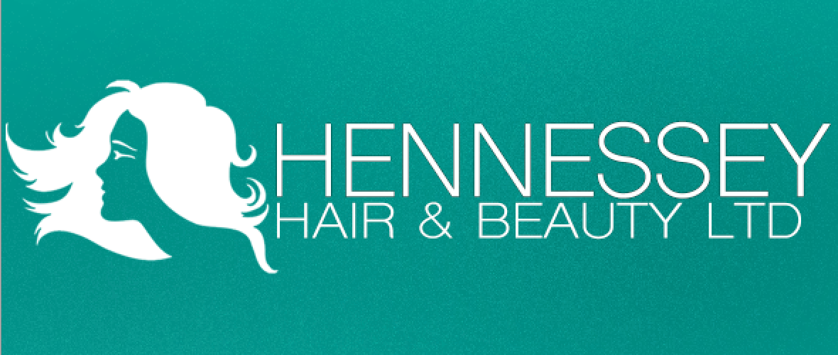 Woman with Flowing Hair Logo - paul kenneally - Hennessey's Hair & Beauty
