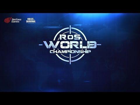 Ros Logo - Rules Of Survival (ROS) Shanghai World Championship 2018 - YouTube