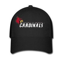 Louisville Birds Logo - BlackWoman Men Cotton Louisville Cardinals Bird Logo Adjustable hats ...