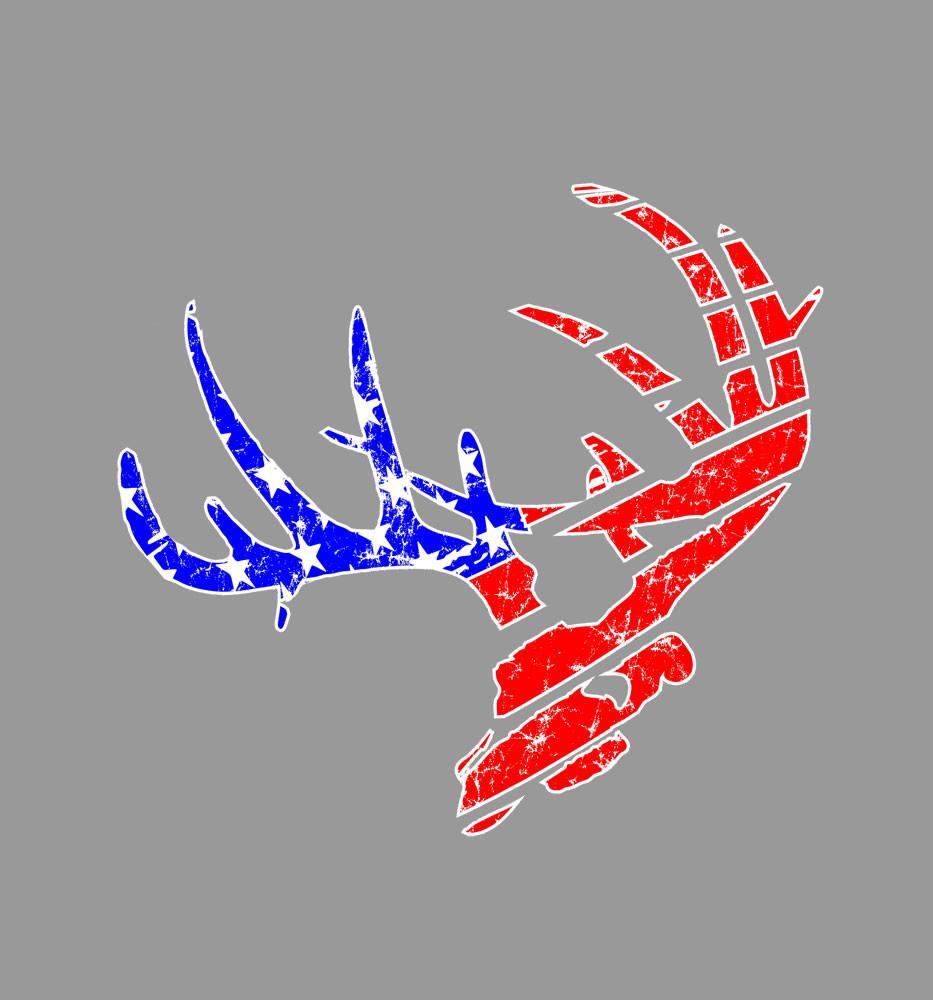 Red White and Blue Patriot Logo - Window Decal Skullz Patriot Logo