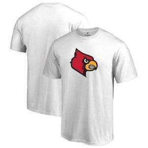 Louisville Birds Logo - Louisville Cardinals Big & Tall Primary Logo T-Shirt - White | eBay