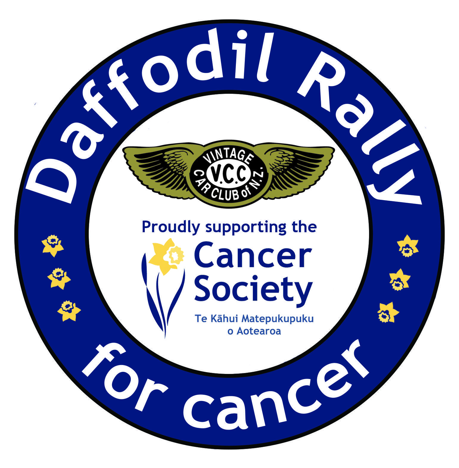 Nelson Car Logo - Daffodil Car Rally - Nelson Cancer Society